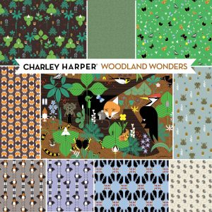 COMING SOON, Charley Harper Woodland Wonders for Birch Organic Fabrics