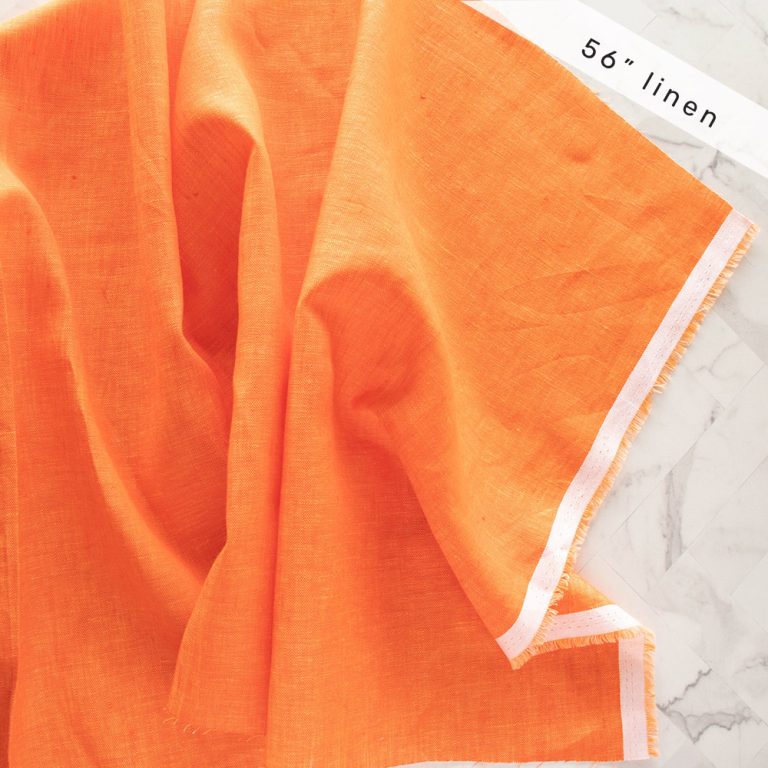 Clementine, Yarn -Dyed Linen