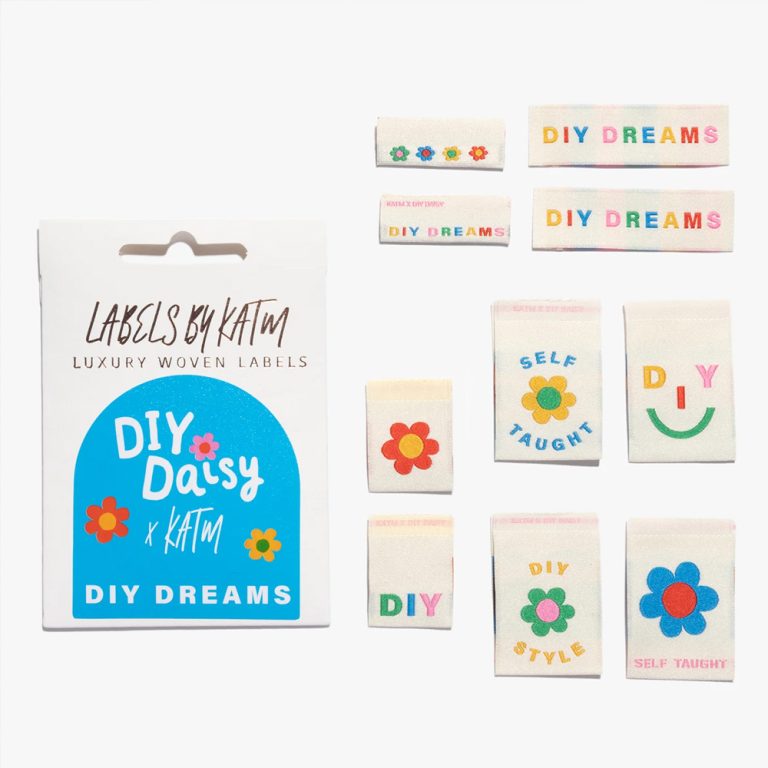 DIY Dreams Woven Labels by DIY Daisy x Kylie and the Machine