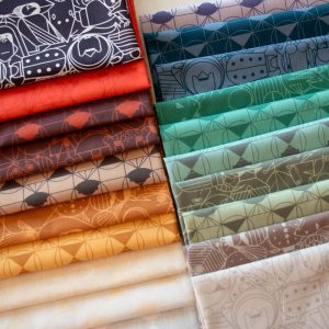 Charley Harper End Papers Basics from Birch Organic Fabrics