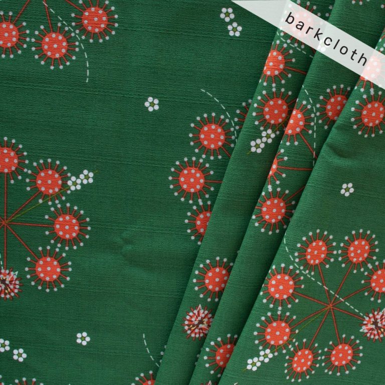 Flowers Feast Barkcloth