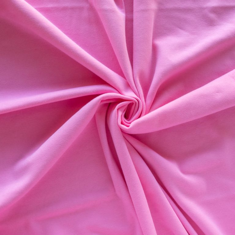 Pink Sugar Solid Interlock Knit by Birch Organic
